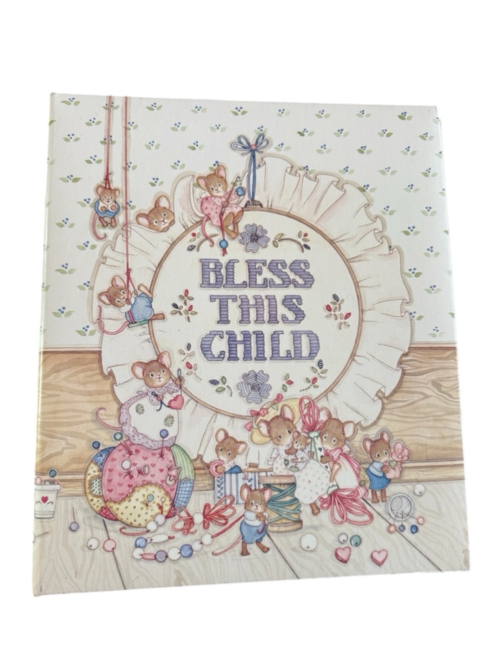 1990 Gibson Bless This Child Keepsake Memory Book Album Cara Marks Vintage